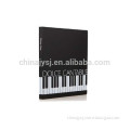 China suplier A4 pp plastic display book file with black and white color